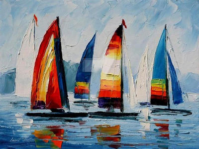 Regatta by Leonid Afremov