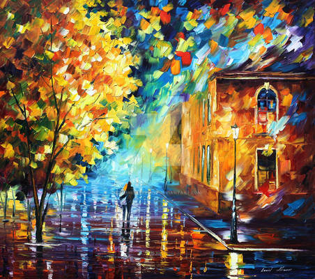 Romantic Stroll by Leonid Afremov