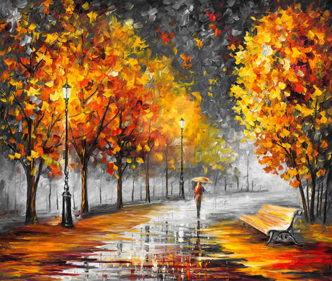 FALL MARATHON OF NATURE by Leonid Afremov