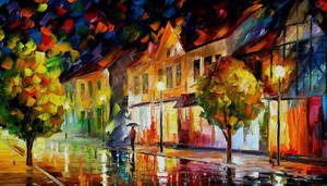 Alone In The City by Leonid Afremov