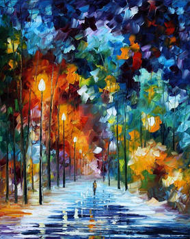 Romantic Winter by Leonid Afremov