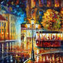 Night Trolley by Leonid Afremov