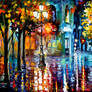 Downtown Lights by Leonid Afremov