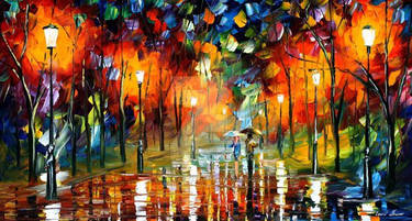 The Secret Of The Rain by Leonid Afremov