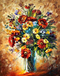 Magic Flowers by Leonid Afremov