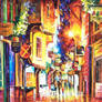 Old Street by Leonid Afremov