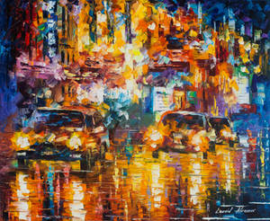The Night Out by Leonid Afremov