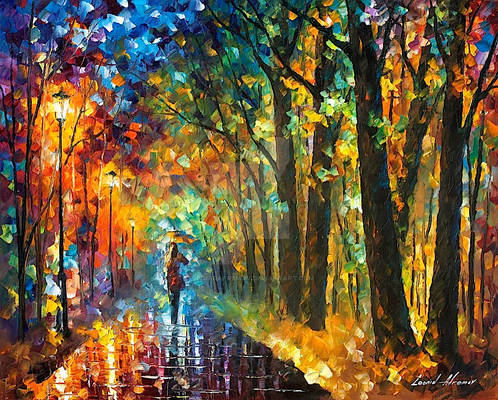 Green Vibes by Leonid Afremov