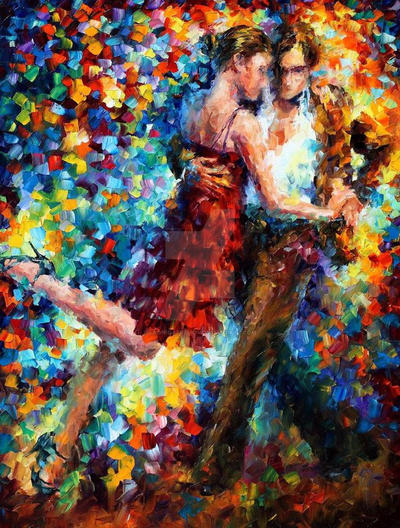 Tango Emotion Emotional Tango by Leonid Afremov by Leonidafremov on DeviantArt