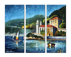 ITALY, LAKE COMO VILLA BALBIANELLO - Set of 3