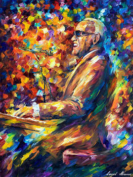 Legendary Ray Charles by Leonid Afremov