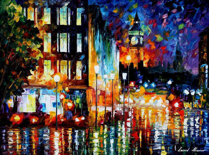 London's Night Lights by Leonid Afremov