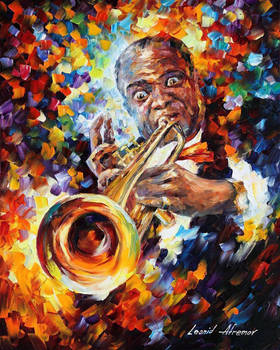 Louis Armstrong Music by Leonid Afremov