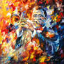 Louis Armstrong by Leonid Afremov