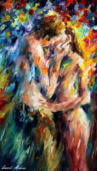 Last Passionate Kiss by Leonid Afremov