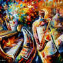 Bottle Jazz by Leonid Afremov