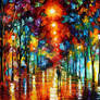 Night Park by Leonid Afremov