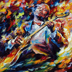 BB King by Afremov Studio