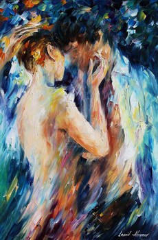 KISS OF PASSION by Afremov Studio