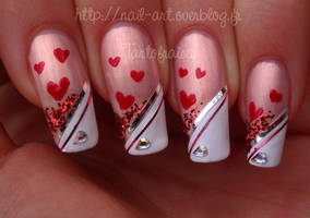 valentine's day nail art 5