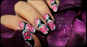 nail art one stroke yukata 2