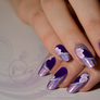 Violet nails