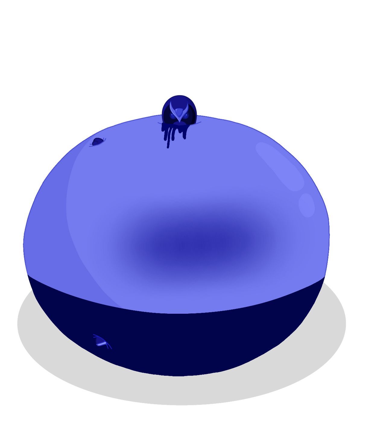 Strong Bad Blueberry inflation by fishertoto245 on DeviantArt
