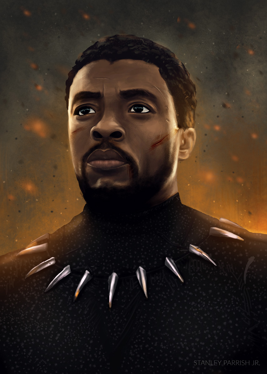 Black Panther - Chadwick Boseman Fan Art