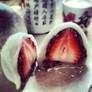 strawberry daifuku.