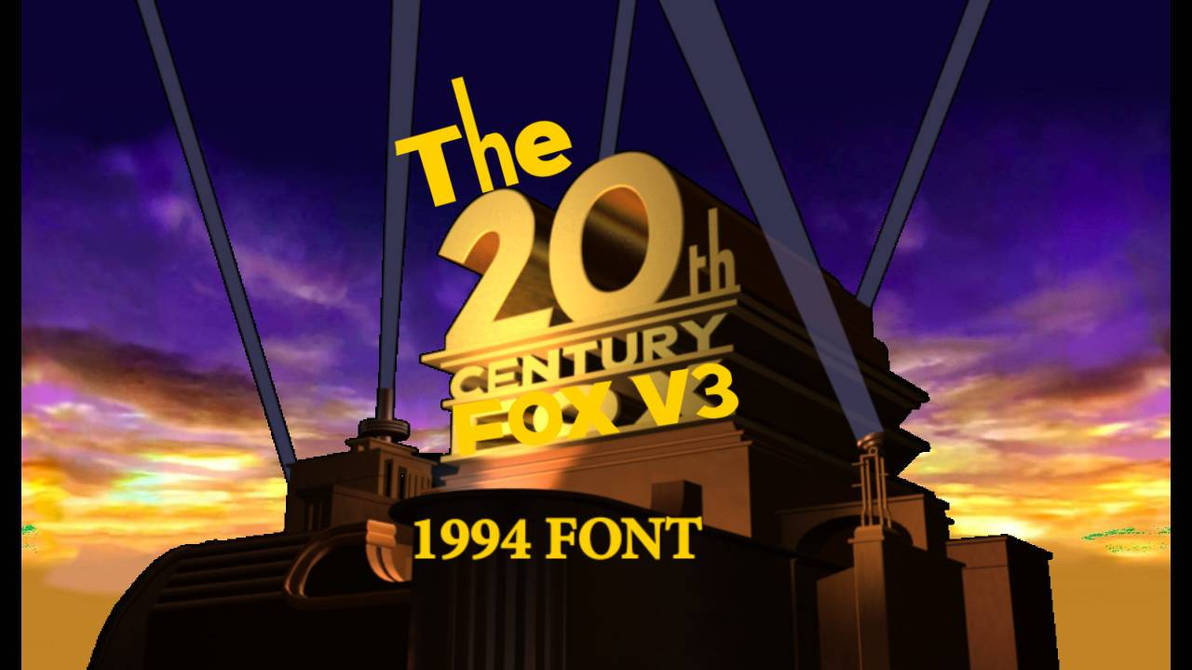 the 20th century fox 1994 font by mumbarobertson on DeviantArt