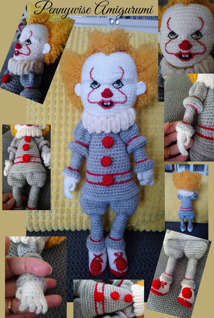 Pennywise Amigurumi Pattern by Anaseed on DeviantArt pennywise-amigurumi-pattern-by-anaseed-on-deviantart