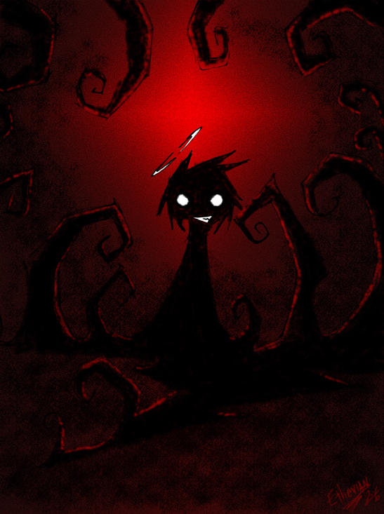 The Wingless Shadow Angel by Ethevian on DeviantArt