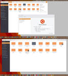 Arc Flatabulous Orange theme for Ubuntu 16.04 by c-mar1