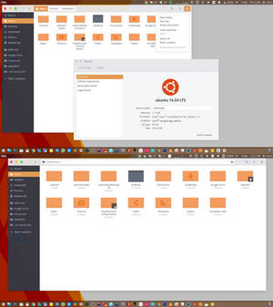 Arc Flatabulous Orange theme for Ubuntu 16.04