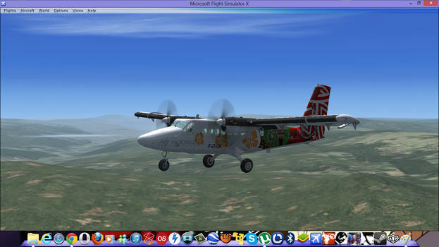 FSX: DHC-6 Twin Otter - Air Moorea livery2