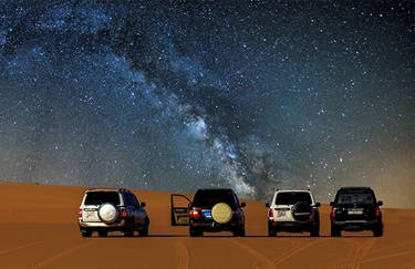 Libyan Sahara at night