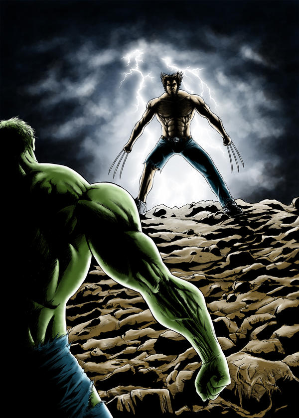 Hulk vs Wolverine colors