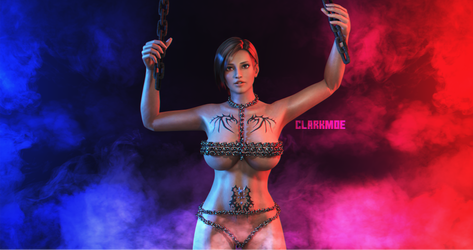 Lisa Halmiton chains outfit