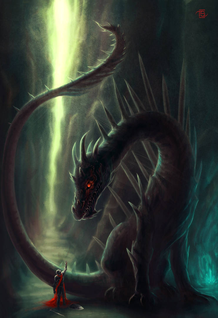 Wingless Dragon by ThornSpine Wingless Dragon by ThornSpine