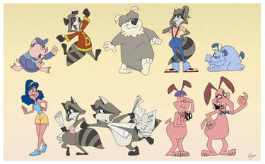 Cast of 'The Raccoons'