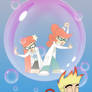 Mary and Susan in Bubble