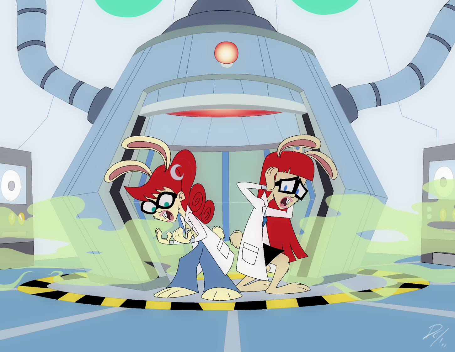 Cross Over Test Rabbits Test Rabbits by EastCoastCanuck on DeviantArt