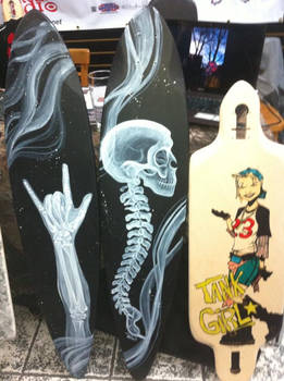 x ray boards and Tank Girl Board