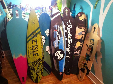 bunch of Boards including Z'Isle's launch board