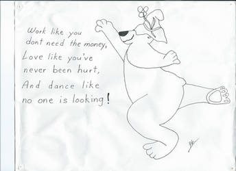 Dancing Bear: by theartguy (my dad)
