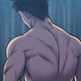 Hot trainer Ho Jin-kun's perfectly sculpted back!