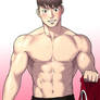 Extremely handsome muscle boy HO JIN-KUN! :D