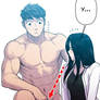 Most perfect muscular boyfriend HO JIN-KUN!!!