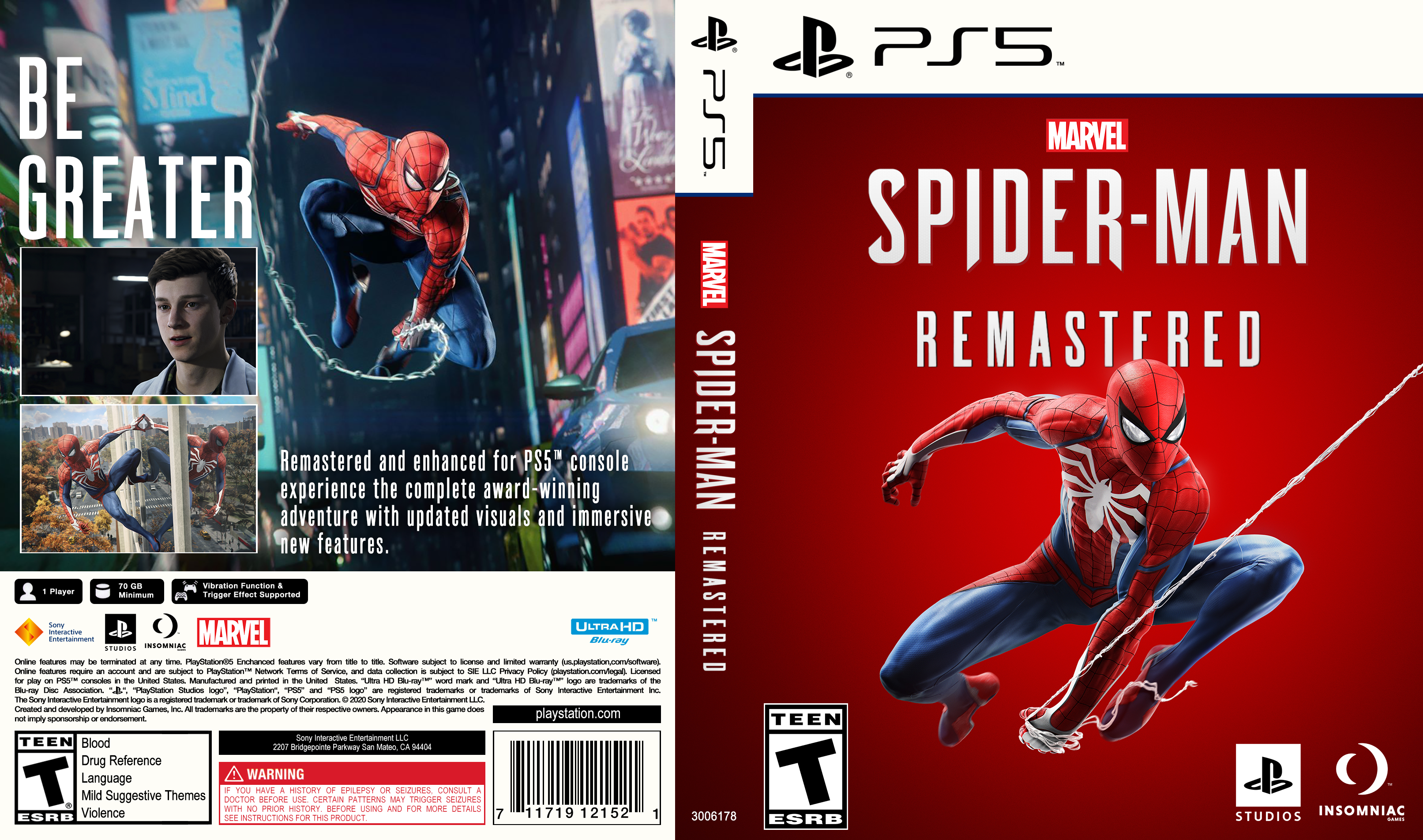 Marvel's Spider-Man Remastered Collections