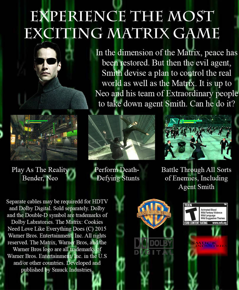 The Matrix Cookie Need Love Like Everything Does-B by Senmaru-Komura on ...